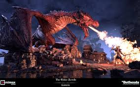 Artstation Red Dragon Ricardo Graham Elder Scrolls Online Elder Scrolls Elder Scrolls Games