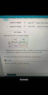 Solved: Write The Empirical Formula For At Least Four Ioni... | Chegg.com