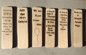 Wooden Burnt Bookmarks Wooden Quotes Bookmark Craft Small Gifts