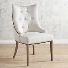 Jocelyn Ivory Dining Chair With Soft Gray Wood Cadeiras De Jantar Sala De Jantar Mobilia