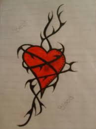 The petals have to be edgier and the overall design more compact. Heart Vine Tattoo Design By Twiztidroze On Deviantart