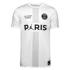 Das ausweichtrikot ist weiß und grün! Paris Saint Germain Trikot Jordan X Psg Chl 2018 19 Www Unisportstore De