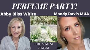Perfume Party Mandy Davis x Abby Bliss White