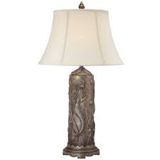 Mermaid In Bronze Antique Table Lamp Antique Table Lamps Table Lamp Lamp