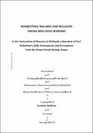 Check spelling or type a new query. Mosquitoes Malaria And Maladies Among Men Using Marshes Is The Contraction Of Diseases In Wetlands A Question Of Use Behavio