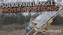 HUGE Gains From Adjusting Solar Panel Angle On Ground Mount Solar Panel  Arrays - Proof in 90 Seconds