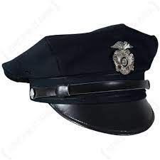 Vintage Us American Police Force 8 Point Visor Cap Officer Hat All Sizes Blue Ebay In 2021 Visor Cap Police Officer Hat Hats