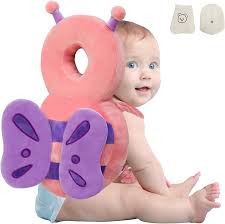 Protector Cabeza Bebe Mochila Con Forma De Cabeza De Bebé Para Caminar Y  Protector | Cuotas Protector De Cabeza Para Bebe
