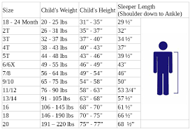 Size Chart Little Keeper Sleeper