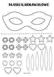 Maska batmana maski karnawałowe do druku / kolorowanki maska batmana : Maska Karnawalowa Darmowe Szablony Do Druku