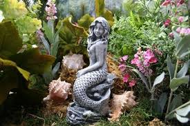 Mermaid Garden Concrete Garden Ornaments Mermaid Statues Garden Statues