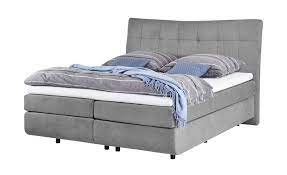 Box spring bett , nicht rauche haushalt und keine tiere. Boxspringbett King Hellgrau Mobel Hoffner
