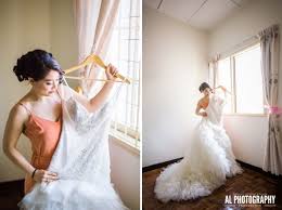 Originally a swimmer, she switched. Mark Mun Yee Actual Day Wedding Malaysia Destination Wedding Photographer Alan Leong Photography