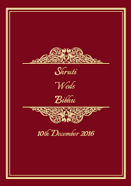 Make sure that the event information is provided in the invitation, like the event name, date, time, venue, and other details. Create Beautiful Invitation Card For Wedding By Shrutisreya Fiverr