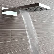 Rectangular Concealed Thermostatic Mixer Shower Kit Rainfall Head Shower Heads Bathroom Shower Bathroom Shower Heads