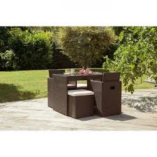 Ensemble De Jardin Encastrable 4 Places En Resine Tressee Chocolat Inside Salon De Jardin Encastrable 4 Places Bunga