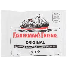 Fisherman's friend® original extra strong lozenges were developed in 1865 in fleetwood england to provide the town's north atlantic fishermen with relief. Fisherman S Friend Sugar Free Original Flavoured Lozenges 25g Mints Chewing Gum Chocolates Sweets Food Cupboard Food Checkers Za