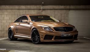 What are you looking for? Gold Mist Mercedes Cl65 Amg On F2 15 Forgiato Wheels Gtspirit