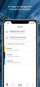 Your new credit card must be used as sole payment type. Gap On The App Store
