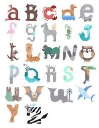 Handpainted Children Alphabet Art Alphabet Illustration Lettering Alphabet