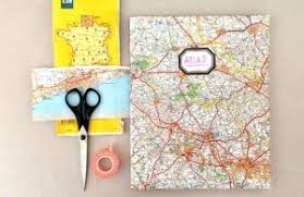 Boeken Kaften Met Landkaart Schoolspullen Notitieboek Covers Boeken