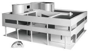 Villa Savoye Craft Kit For Making An Architectural Model Of Le Corbusier S Modernist Villa Scale 1 200 White Or White Silver