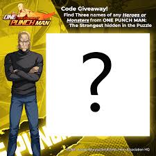 All one punch reborn codes list. New One Punch Man Codes