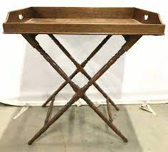 1940s metal tv dinner folding tray tables green white yellow flowers small artifacts2vintage 4.5 out of 5 stars (77) $ 125.00 free. Sold Price Antique Folding Wooden Butlers Tray Table November 3 0120 10 00 Am Est
