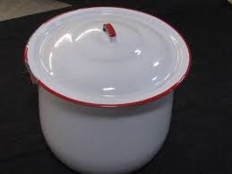 Check spelling or type a new query. Red White Enamelware Slop Pot With Lid Antique Collectible Consignment 24 Plus High End Red Wing K Bid