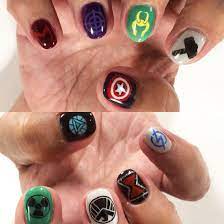 Avengers Nail Art Avengers Nails Marvel Nails Superhero Nails