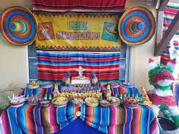 Mexican Fiesta Party Candy Table Mexican Party Theme Mexican Fiesta Party Mexican Candy Table