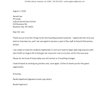Writing a job offer acceptance letter. Job Offer Thank You Letter And Email Samples