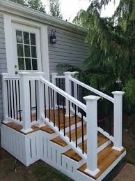A reasonable option for a brick or concrete building would be a concrete deck. How To Build Porch Steps The Box Method Part 1 Addicted 2 Decorating