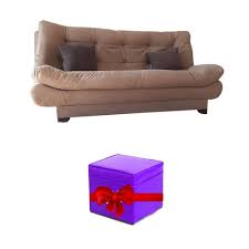 تسوق كنبة سرير بيج 120 190سم بوف و2 خدادية اونلاين جوميا مصر