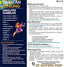Maklumat iklan tawaran kerjaya universiti ini adalah berkait seperti tajuk di atas. Uthminfo Universiti Tun Hussein Onn Malaysia Uthm Facebook