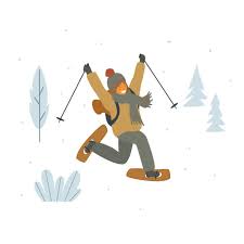 Raquette &agrave; Neige Vectoriels et illustrations libres de droits - iStock