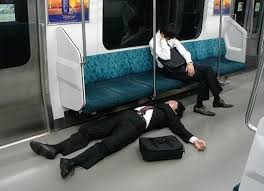 Asleep On A Subway People Sleeping How To Fall Asleep Sleeping Positions