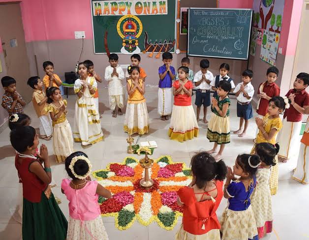 Onam Celebration at Kindergarten – 2022 – BGS Public School.