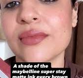😬 I tried one of the Superstay Matte Inks that were sent to ...