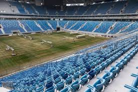 Krestovsky stadium, known as gazprom arena for sponsorship reasons, is a retractable roof stadium with a retractable pitch in the western po. Stadion Zenit Arena Poslednie Shtrihi I Pervye Matchi