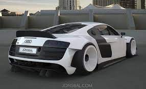 Wide Body R8 600x371 At Virtual Tuning Custom Wide Body Audi R8 Audi R8 Audi Expensive Sports Cars