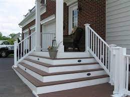 Corner patio stairs corner stair deck ideas pinterest decks mom source: Best 5 Front Deck Stairs Ideas Stairs Stairsdesign Design Ideas Deck Stairs Front Porch Steps Front Deck