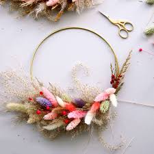 Dried Flower Wallhanging Diy Kit Bastelliebe Hamburg
