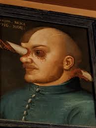 16th c. Hungarian nobleman Gregor Baci was gored through the head with a  lance. Astonishingly he survived his injury : r/interestingasfuck