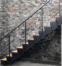 This process guarantees high resistance and durability. Industrial Galvanised Steel Outdoor Asta Staircase Oak Factor