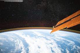 a starry sky above the earth s atmospheric glow in 2020 nasa pictures nasa images space pictures