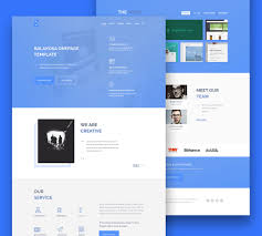 Download Multipurpose One Page Website Template Free Psd Download Psd