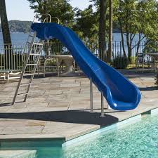 Swimming pools with slides customize you swimming pool area with. Amazon Com S R Smith 610 209 58110 Rogue2 Pool Slide Taupe Garden Outdoor