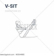 This variation is one of the toughest one as this works in a different way. V Sit Female Home Vector Photo Free Trial Bigstock
