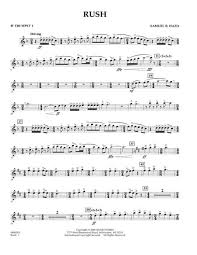 Rush e by valkyriemaster geometry dash. Rush Bb Trumpet 1 By Samuel R Hazo Digital Sheet Music For Concert Band Download Print Hx 320125 Sheet Music Plus